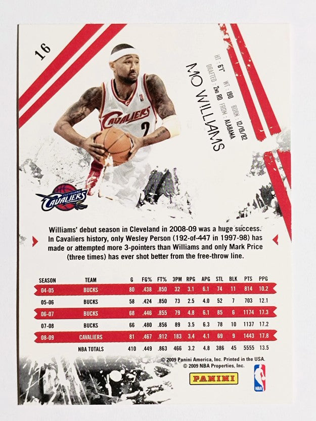 2009-10 Rookies and Stars #16 Mo Williams