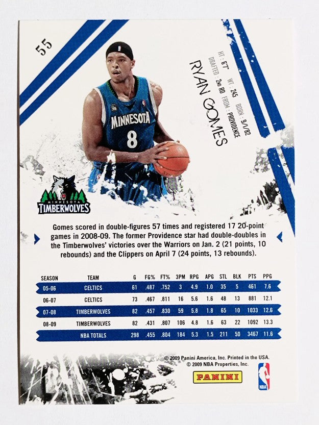 2009-10 Rookies and Stars #55 Ryan Gomes