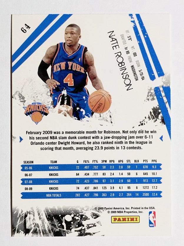 2009-10 Rookies and Stars #64 Nate Robinson