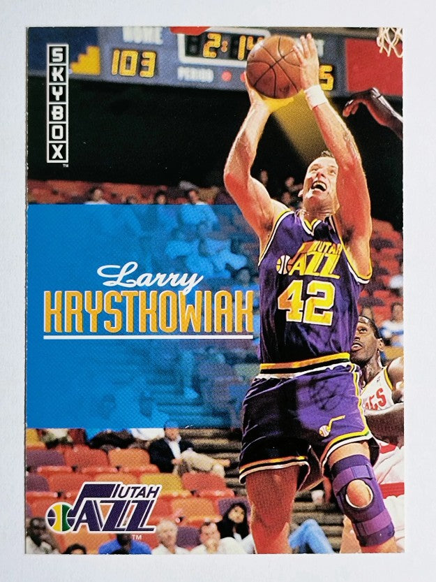 1992-93 SkyBox #404 Larry Krystkowiak