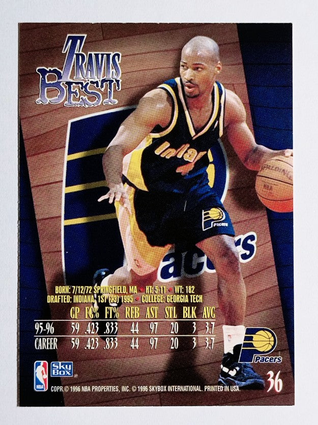 1996-97 Z-Force #36 Travis Best