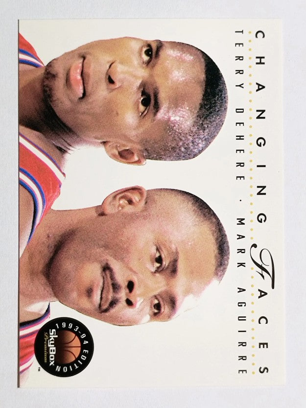 1993-94 SkyBox Premium #303 Terry Dehere CF/Mark Aguirre