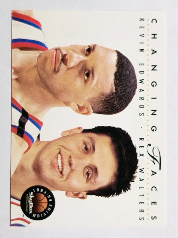1993-94 SkyBox Premium #308 Kevin Edwards CF/Rex Walters