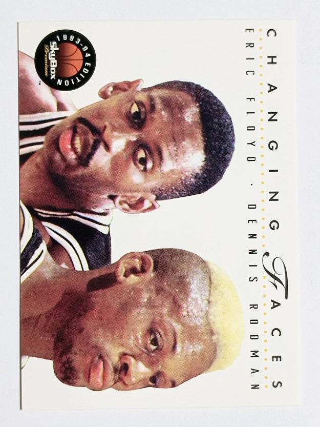 1993-94 SkyBox Premium #315 Sleepy Floyd CF/Dennis Rodman