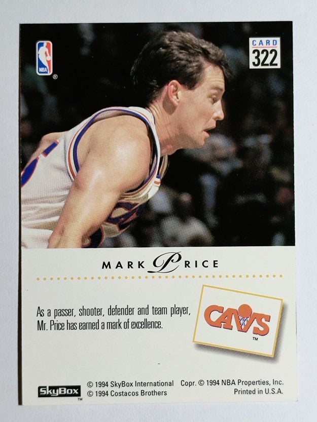 1993-94 SkyBox Premium #322 Mark Price PC