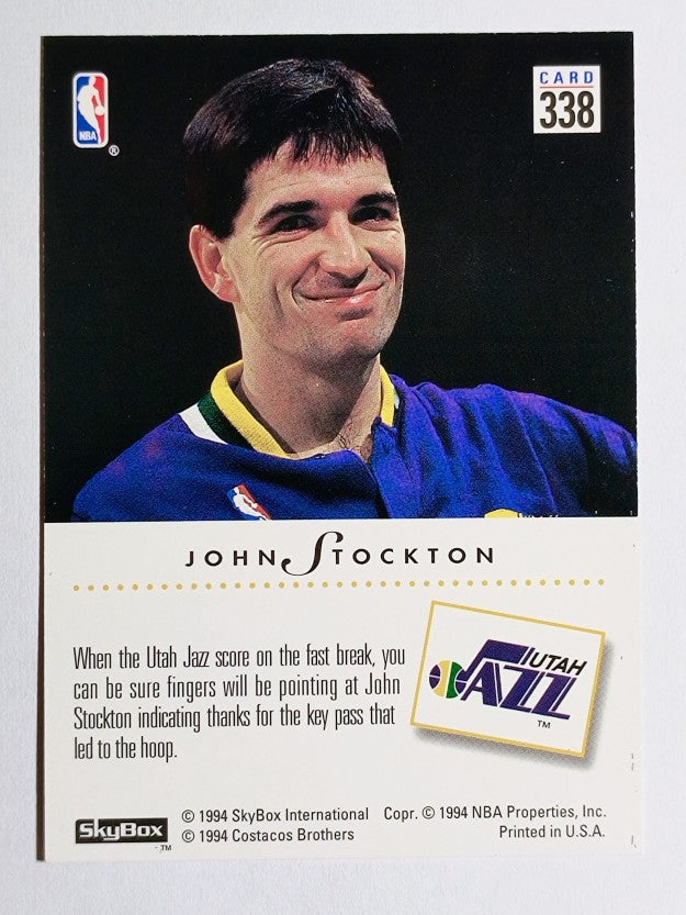 1993-94 SkyBox Premium #338 John Stockton PC (NM)