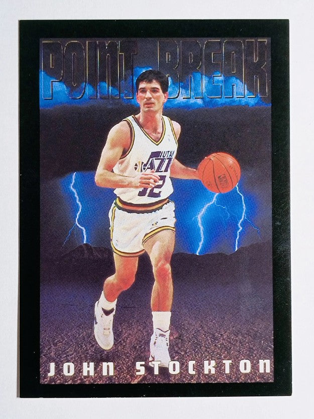 1993-94 SkyBox Premium #338 John Stockton PC (NM)