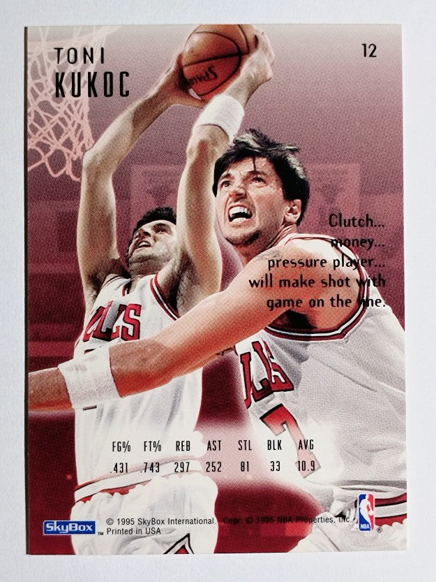 1994-95 Emotion #12 Toni Kukoc
