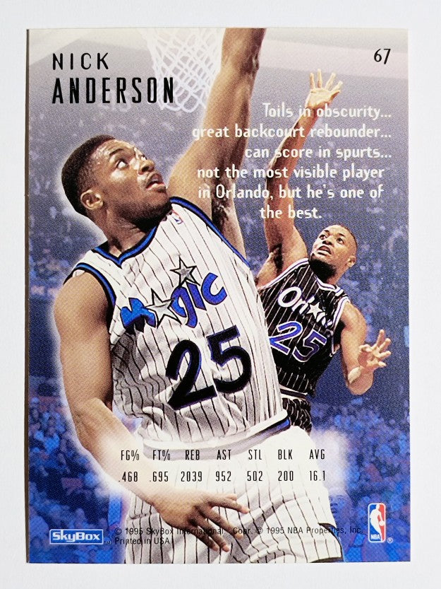 1994-95 Emotion #67 Nick Anderson