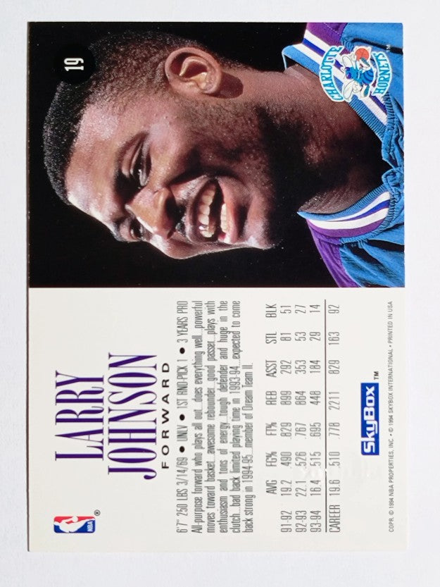 1994-95 SkyBox Premium #19 Larry Johnson