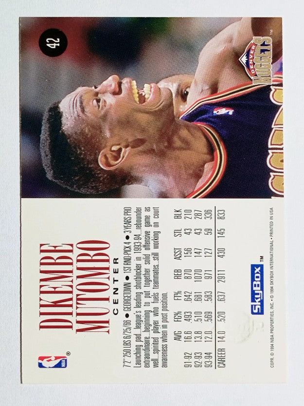 1994-95 SkyBox Premium #42 Dikembe Mutombo