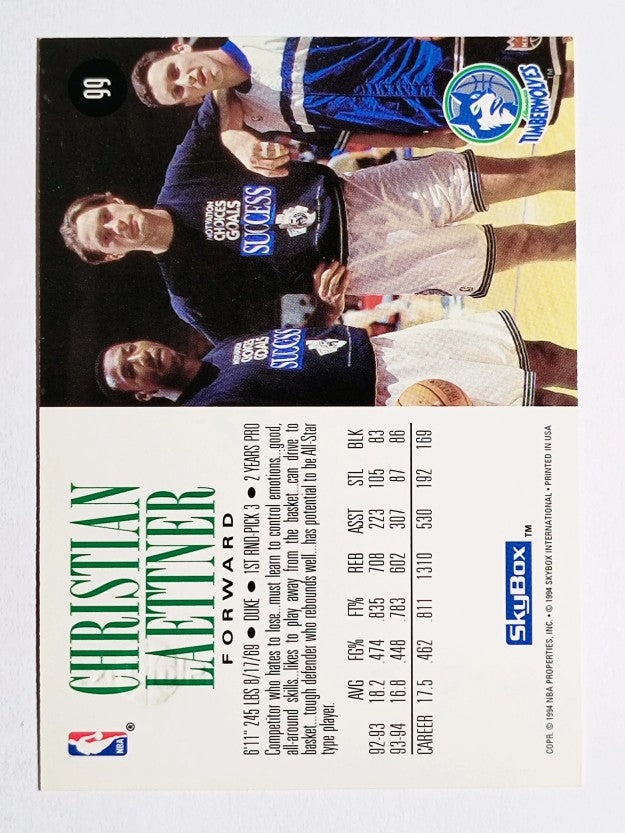 1994-95 SkyBox Premium #99 Christian Laettner