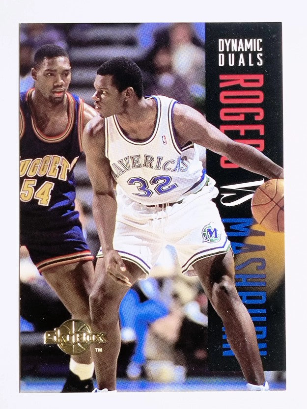 1994-95 SkyBox Premium #188 Jamal Mashburn DD/Rodney Rogers