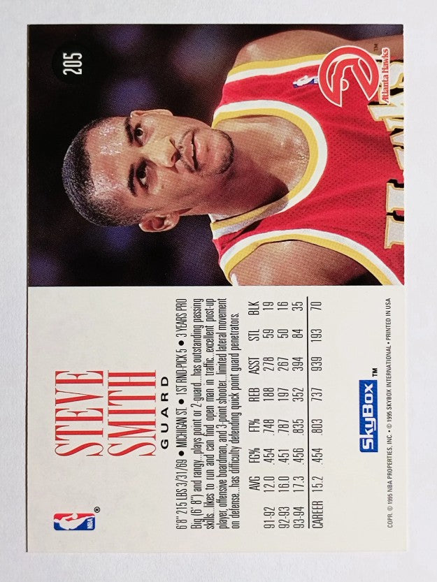 1994-95 SkyBox Premium #205 Steve Smith