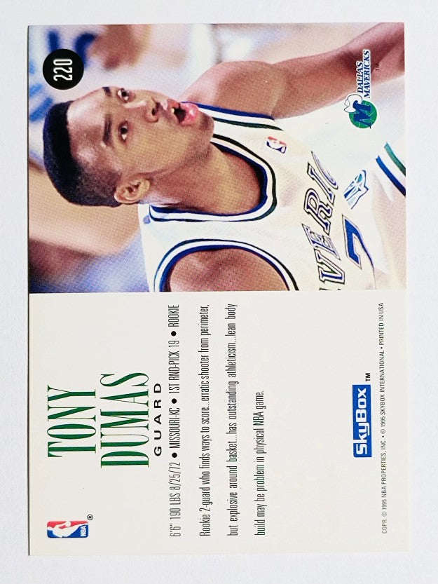 1994-95 SkyBox Premium #220 Tony Dumas RC