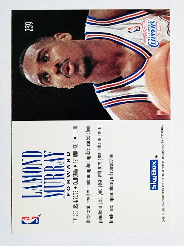 1994-95 SkyBox Premium #239 Lamond Murray RC