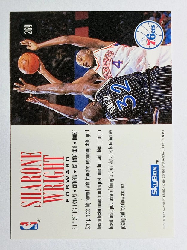 1994-95 SkyBox Premium #269 Sharone Wright RC