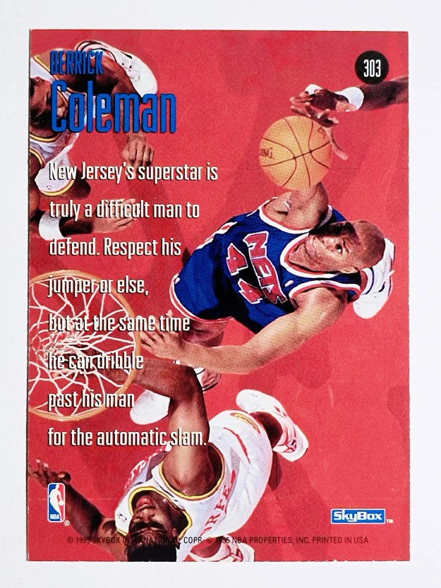 1994-95 SkyBox Premium #303 Derrick Coleman SSL