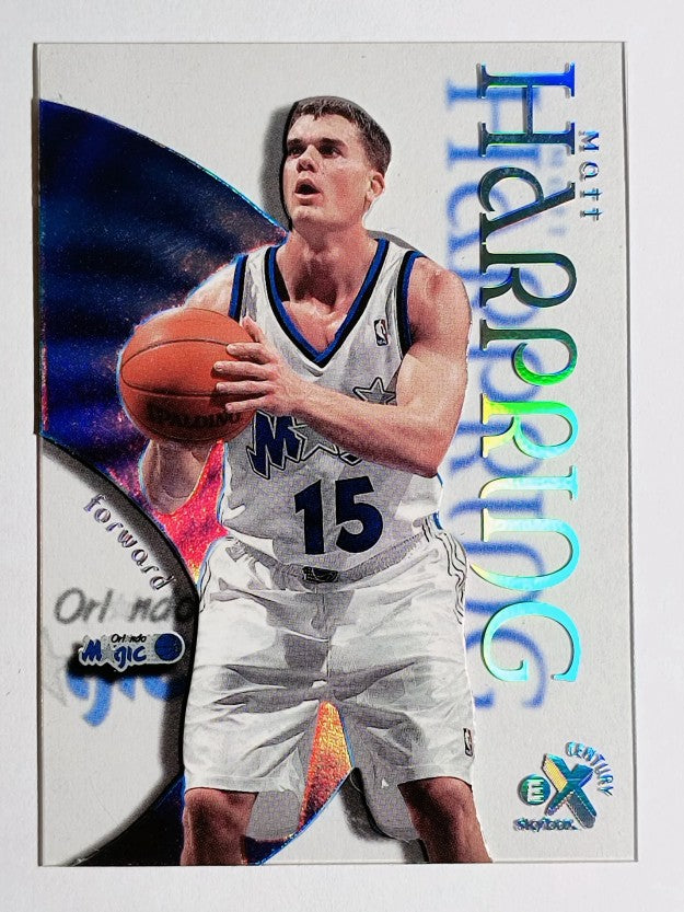 1998-99 E-X Century #76 Matt Harpring RC