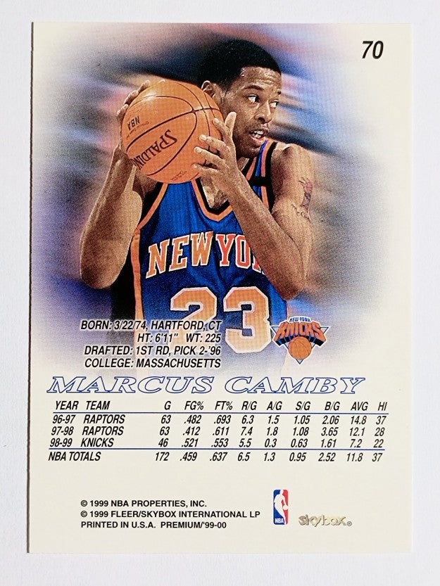 1999-00 SkyBox Premium #70 Marcus Camby