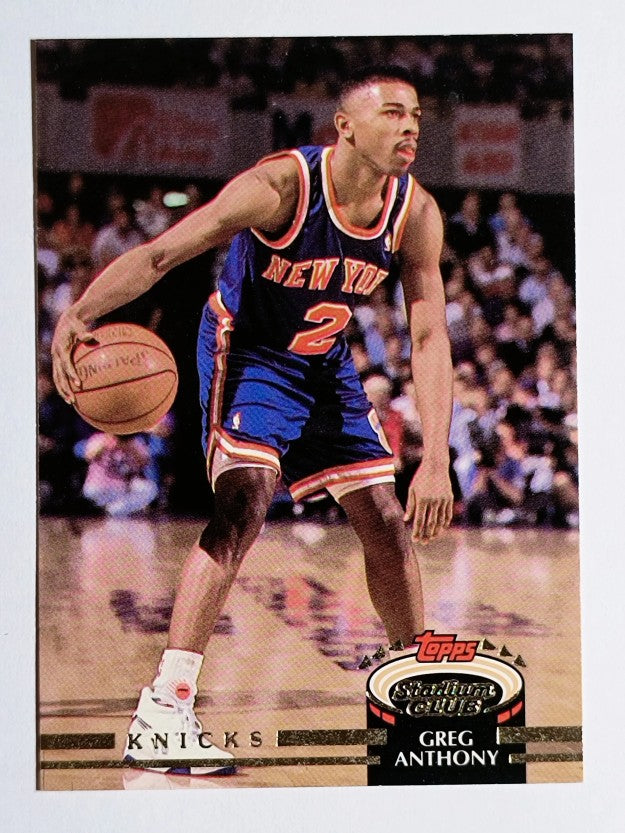 1992-93 Stadium Club #2 Greg Anthony