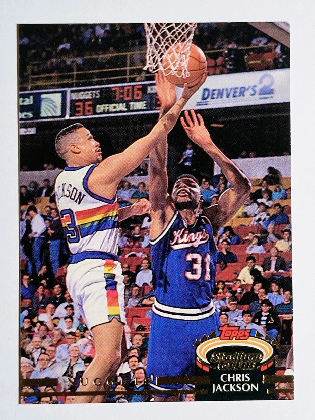 1992-93 Stadium Club #77 Chris Jackson