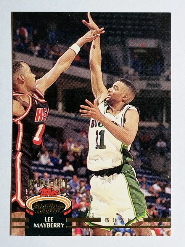 1992-93 Stadium Club #221 Lee Mayberry RC