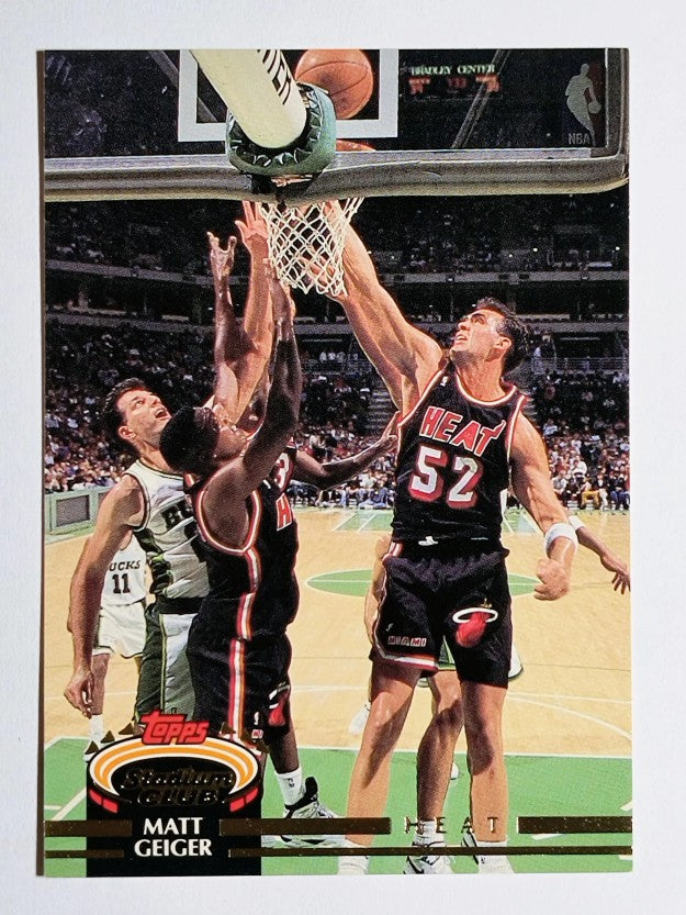 1992-93 Stadium Club #387 Matt Geiger RC