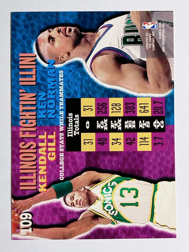 1994-95 Stadium Club #109 Kendall Gill/Ken Norman