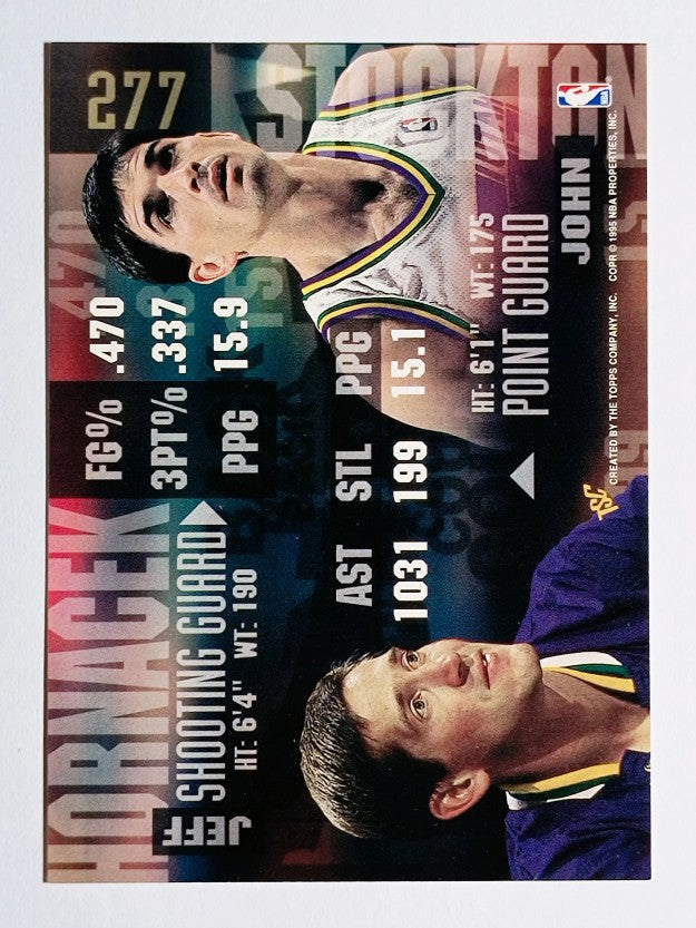 1994-95 Stadium Club #277 John Stockton BCT/Jeff Hornacek