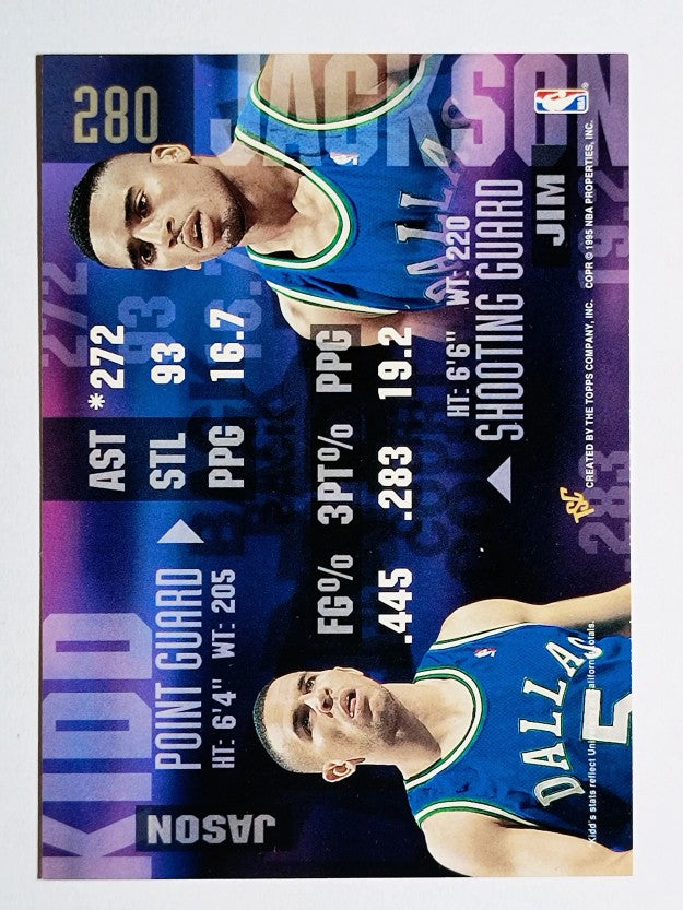 1994-95 Stadium Club #280 Jason Kidd BCT/Jim Jackson