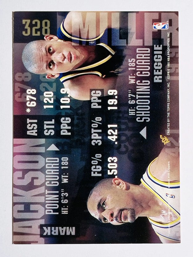 1994-95 Stadium Club #328 Mark Jackson BCT/Reggie Miller (NM)