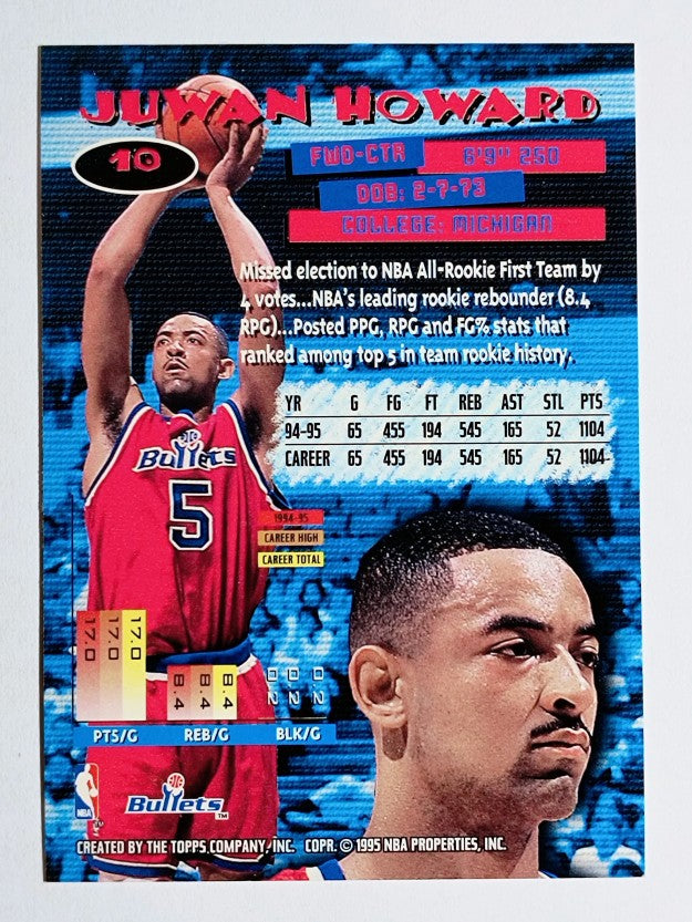 1995-96 Stadium Club #10 Juwan Howard