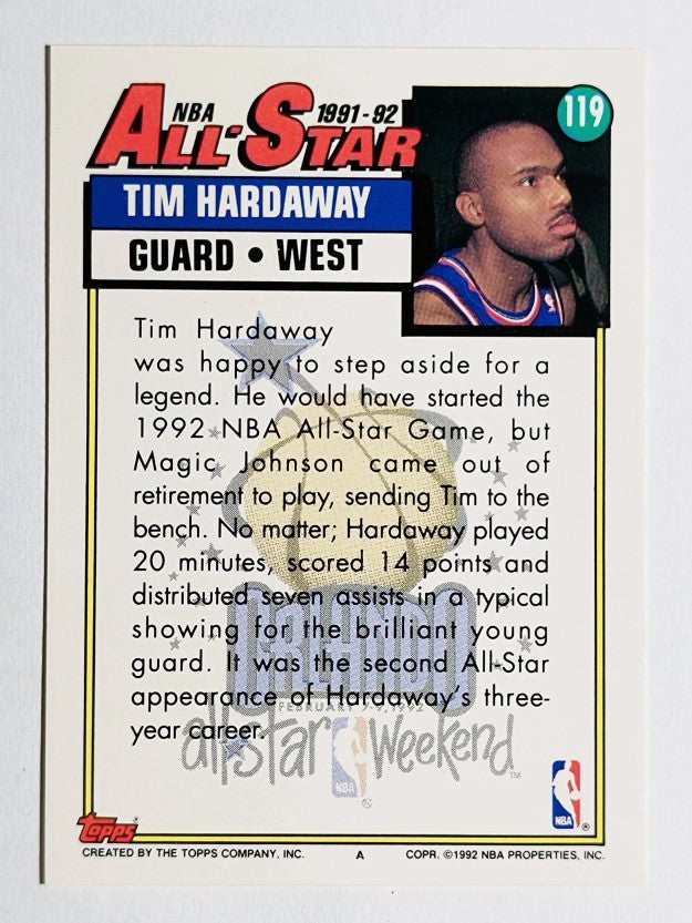 1992-93 Topps #119 Tim Hardaway AS