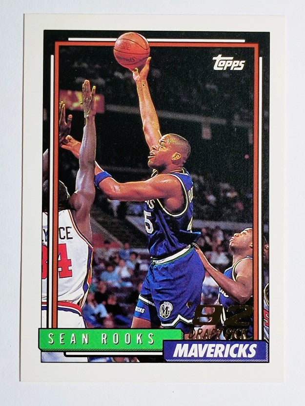1992-93 Topps #292 Sean Rooks RC