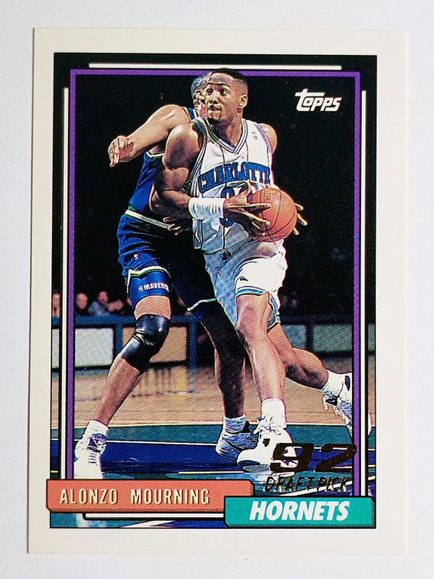 1992-93 Topps #393 Alonzo Mourning RC (EXMT)