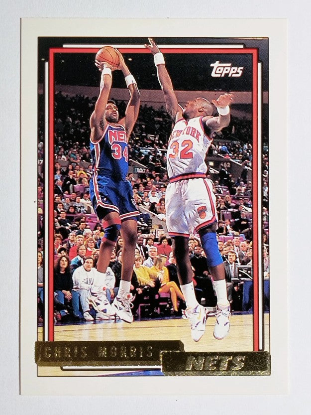 1992-93 Topps Gold #30 Chris Morris