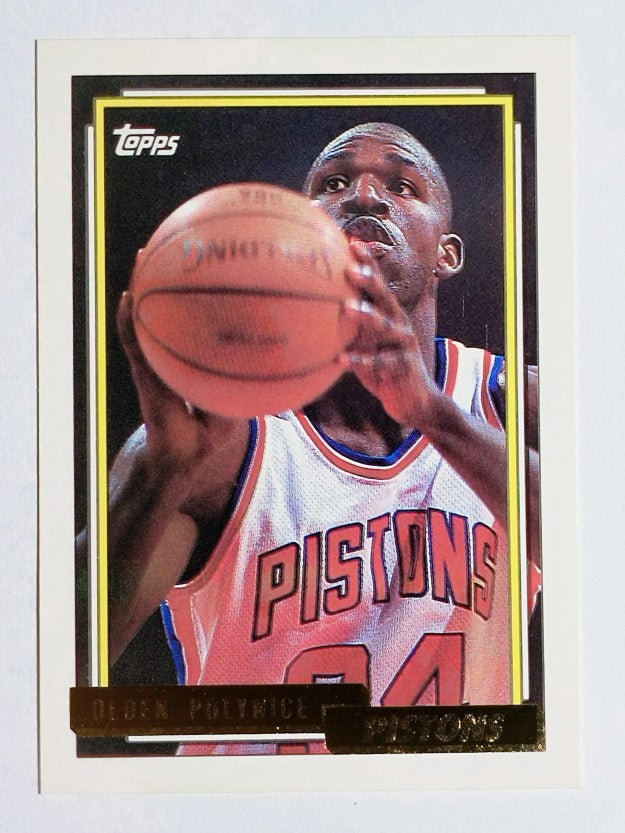 1992-93 Topps Gold #265 Olden Polynice