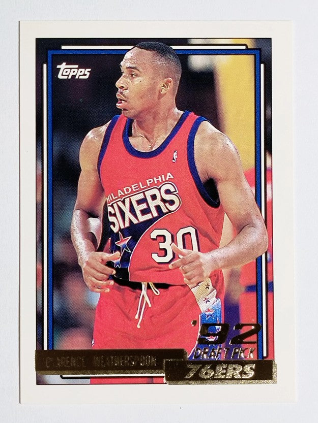 1992-93 Topps Gold #294 Clarence Weatherspoon