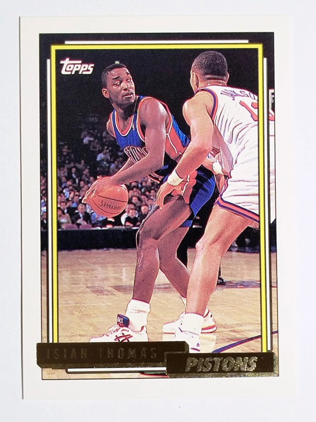 1992-93 Topps Gold #331 Isiah Thomas
