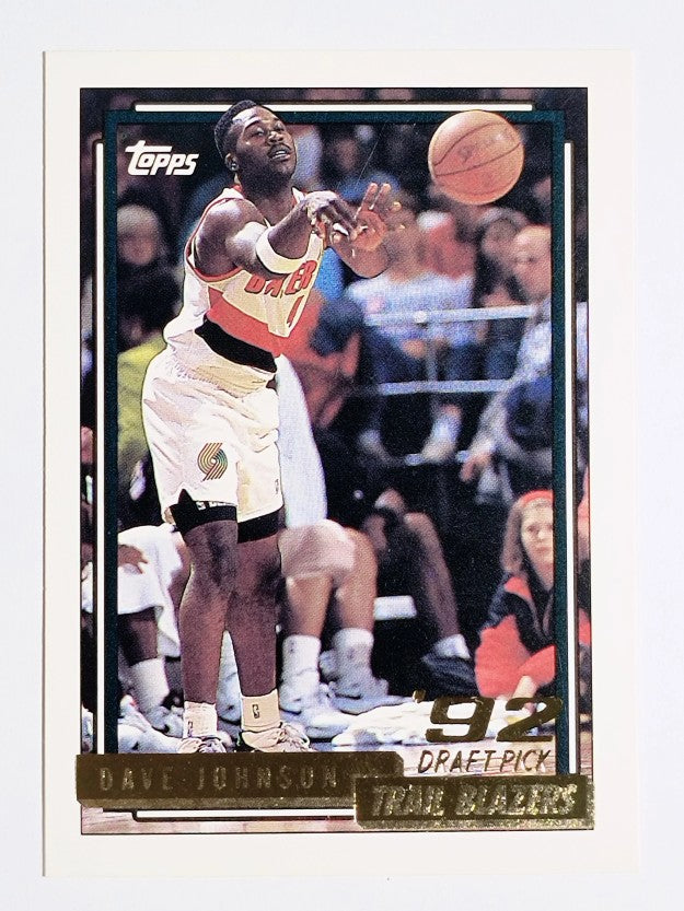 1992-93 Topps Gold #382 Dave Johnson