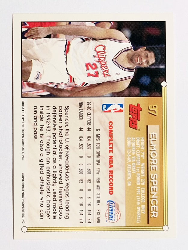 1993-94 Topps #97 Elmore Spencer