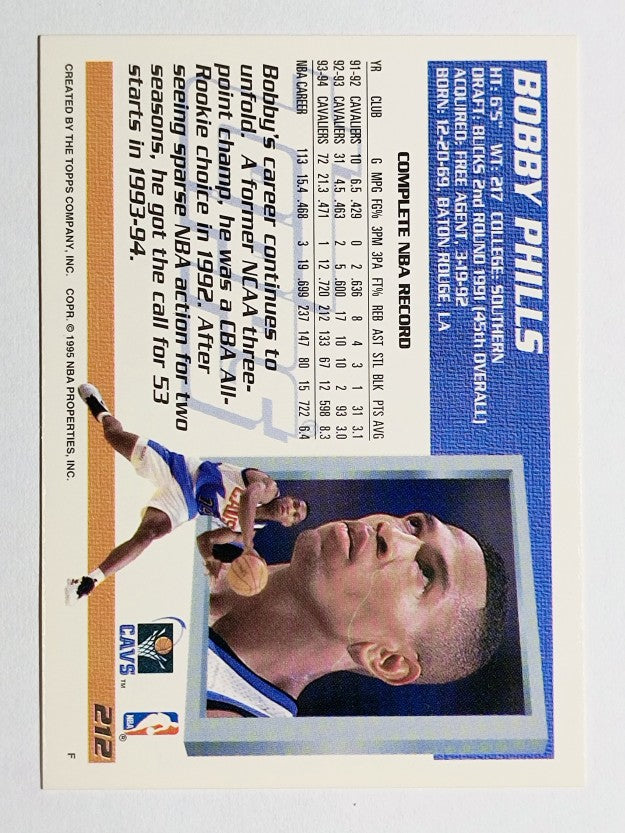 1994-95 Topps #212 Bobby Phills