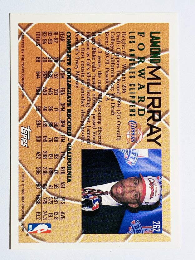 1994-95 Topps #262 Lamond Murray RC