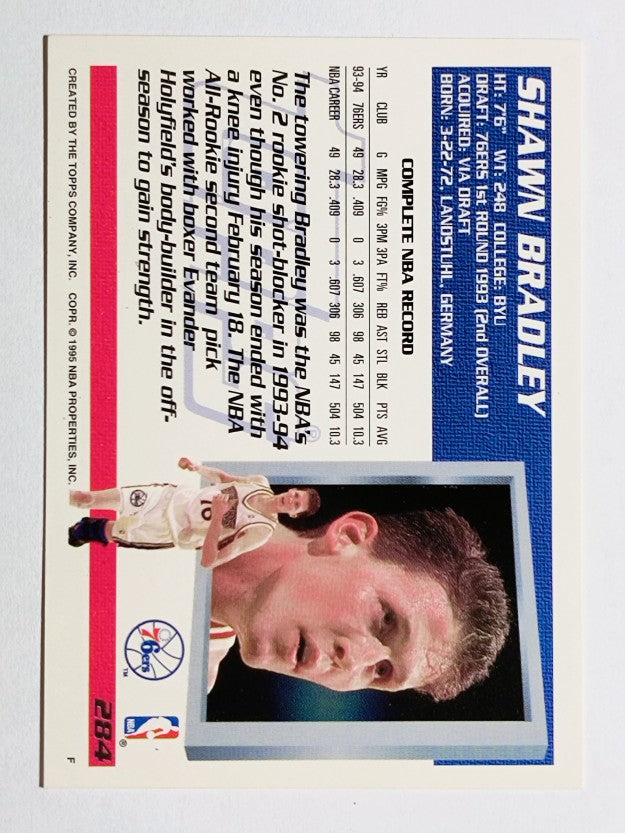 1994-95 Topps #284 Shawn Bradley