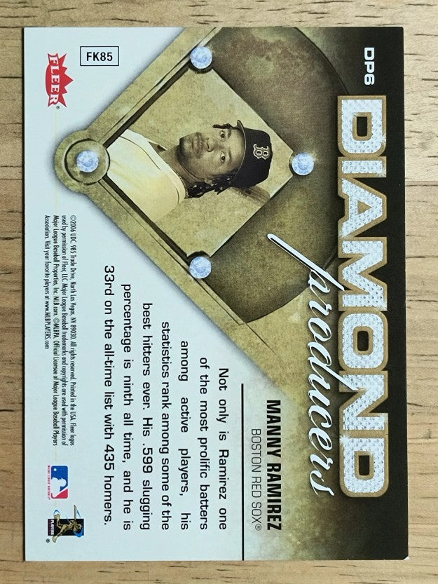 2006 Ultra Diamond Producers #DP6 Manny Ramirez (NM)