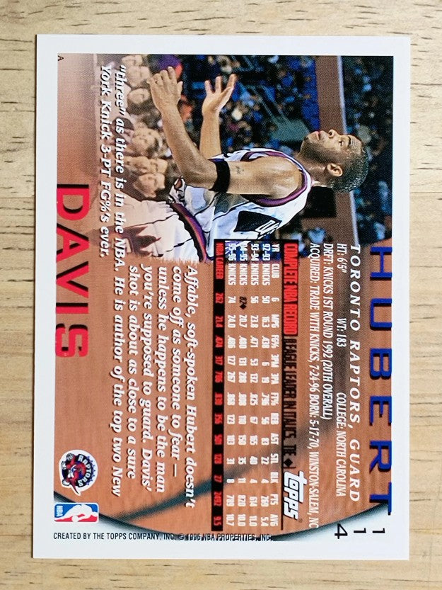 1996-97 Topps #114 Hubert Davis