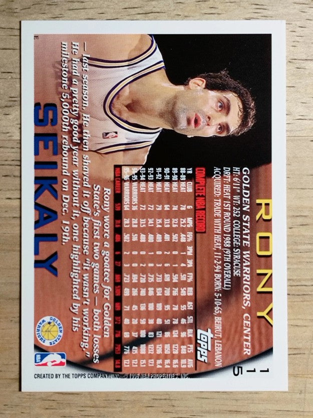1996-97 Topps #115 Rony Seikaly