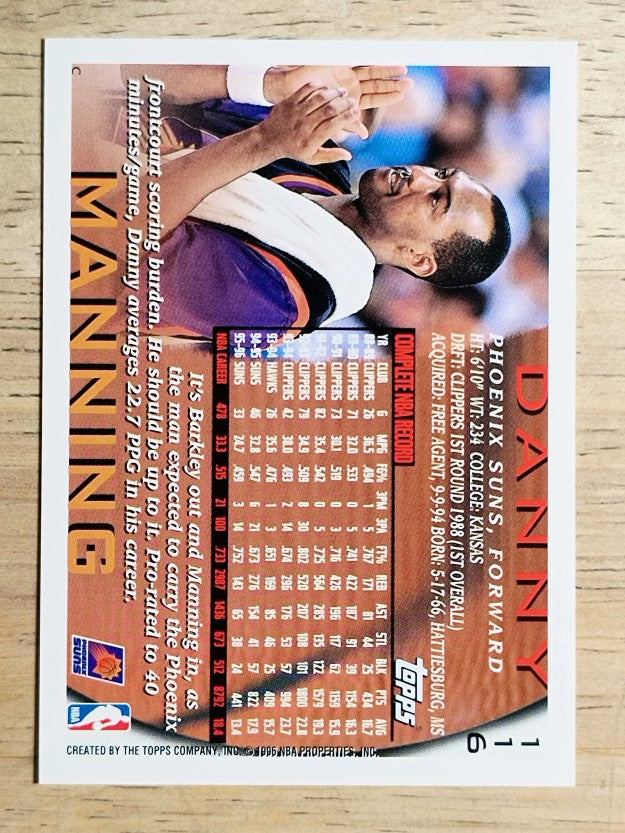 1996-97 Topps #116 Danny Manning