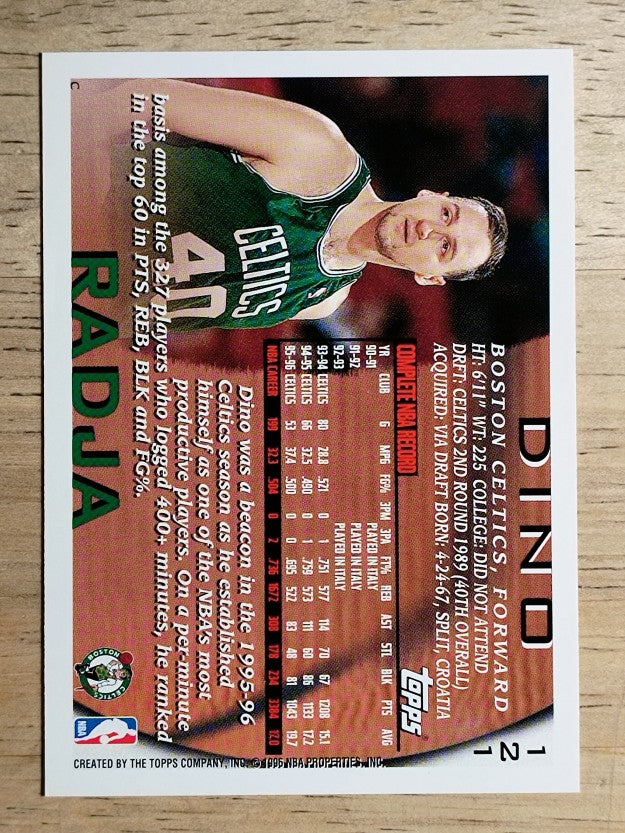 1996-97 Topps #121 Dino Radja